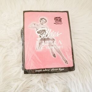 Silkies ultra TLC support hosiery XL jet back